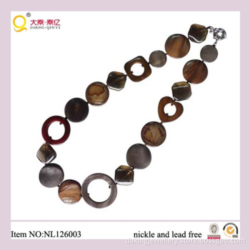 Fashion Jewellery, Shell Beads Necklace, Crystal Necklace